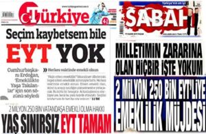 Erdoğan’ın mesajı ‘yetti’ Yandaşlar 2019 manşetlerini unuttu!