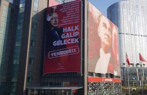 Kılıçdaroğlu’nun sözü CHP İstanbul İl Binası’na pankart yapılıp asıldı