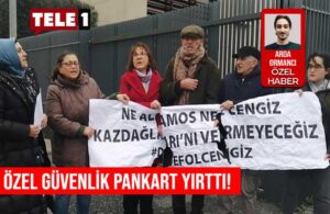 Cengiz Holding’i protesto eden çevrecilere gözaltı