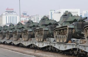 NATO tankları Yunanistan’da raydan çıktı