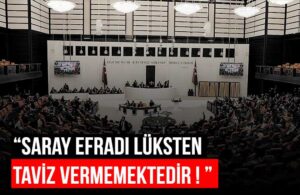 Bütçe’ye CHP ve HDP şerhi: Saray efradı lüks yaşamlarından taviz vermemektedir
