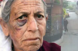 Para için 72 yaşındaki kadını bayıltana kadar dövdü!