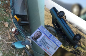 Batman’da ters dönmüş aracın Mardinli sürücüsü kayıp! Bir tek Ukrayna’dan aldığı ehliyet bulundu