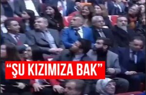 Parti toplantısındaki pankartı gören Erdoğan’ın tepkisi: Nereden bulmuş bunu!