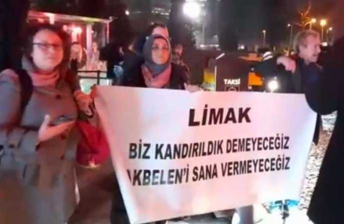 Limak’ı protesto eden İkizköy savunucularına gözaltı!