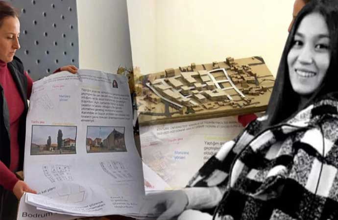 Depremde hayatını kaybeden mimarlık öğrencisinin son projesi tarihi çevrede toplu konut