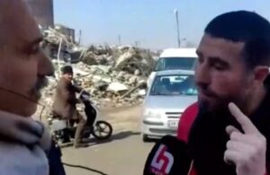 Halk TV ekibine canlı yayında çekiçli saldırı girişimi