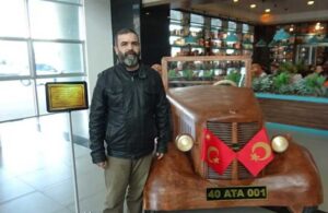 “Vefa borcunu ödemek için” Atatürk’ün kullandığı otomobilin ahşap versiyonunu yaptı
