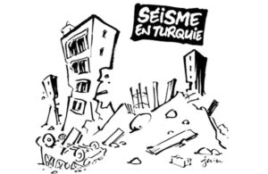Charlie Hebdo’dan tepki çeken karikatür! Depremle alay ettiler