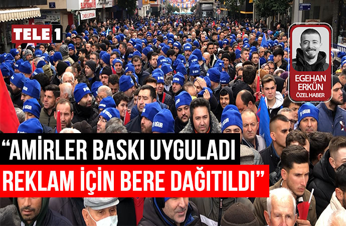 Erdoğan’ın mitingine ‘mavi bereliler’ damga vurdu! Ayrıntılara TELE1 ulaştı