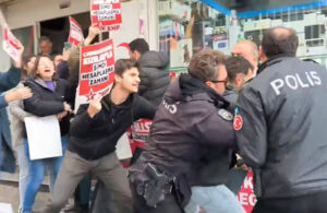 Kızılay protestosuna polis müdahalesi! Eylemciler gözaltında