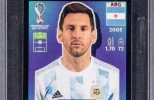 Messi’nin çıkartması 115 bin pounda satıldı!