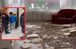 Bayrampaşa’da alçı tavan çöktü! İki çocuk yaralandı