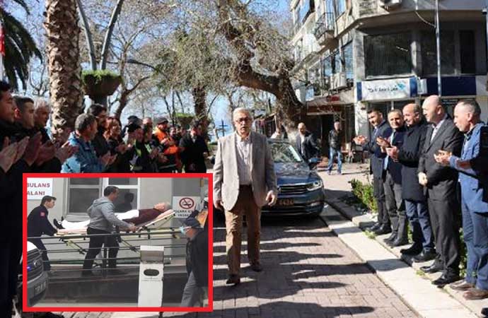 Bıçaklı saldırıya uğrayan CHP’li belediye başkanı görevine başladı