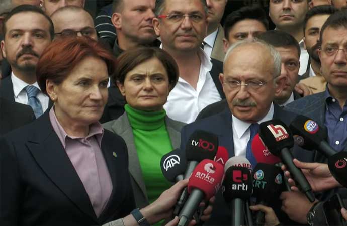 Kılıçdaroğlu’ndan kurşunlanan İYİ Parti İstanbul İl Başkanlığı’na ziyaret