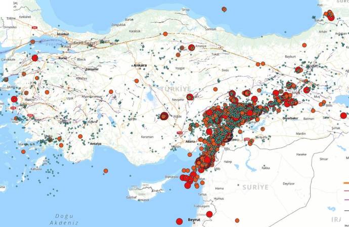 Türkiye’de bir ayda 13 bin deprem oldu