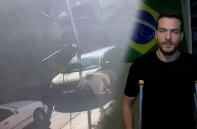 Kargo teslim bahanesi ile pusu kuruldu! Brezilyalı modele Kağıthane’de silahlı saldırı