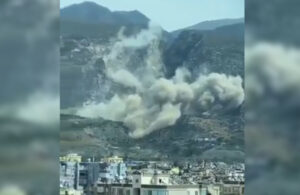 Vatandaşlar deprem sandı! Hatay’da taş ocağında dinamit patlatıldı