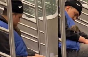 Metroda uyuyunca fare üstünde gezindi, anca ensesine gelince hissetti