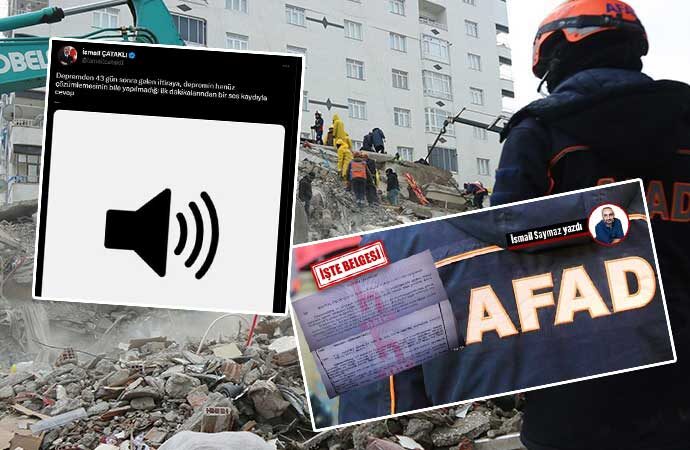 AFAD tartışması! İsmail Çataklı ses kaydı yayınladı Saymaz belgeli yanıt verdi