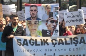 Murat Dilmener Acil Durum Hastanesi önünde ‘Cerrahpaşa’ protestosu