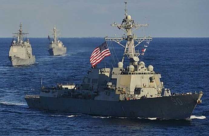 ABD savaş gemisi Çin karasularını ihlal etti!