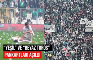 Bursaspor-Amedspor maçında saha karıştı! Tribünlerden yabancı madde yağdı