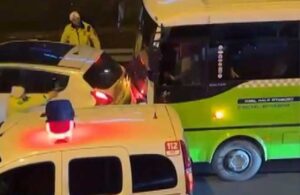 İstanbul polisi Kocaeli belediye midibüsünü kovaladı! Silah çekmelerine rağmen durmadı