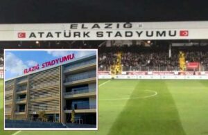 Stadyumdan Atatürk’ün ismini çıkardılar!