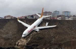 Trabzon’da kontrolden çıkan uçağın pilotu: Sağ motor geri itiş sistemi arızalıydı
