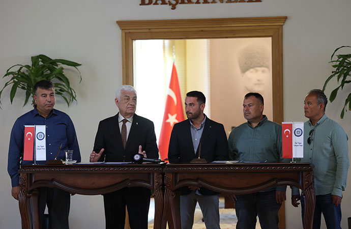 Büyükşehir ve Datça Sındı Kooperatifi imzaları tarım için attı