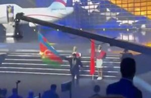 Ermenistan’da düzenlenen Halter Şampiyonası’nda Azerbaycan Bayrağı yakıldı!