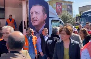 Kaftancıoğlu AKP standını ziyaret etti! “Sahada nezaket var”