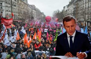 Emmanuel Macron halkın kitlesel tepkisine aldırış etmeden yasayı imzaladı!