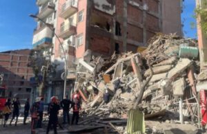 Malatya’da ağır hasarlı 6 katlı bina çöktü