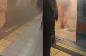 Alarmlar çaldı, yolcular tahliye edildi! Metrodan yükselen dumanlar korkuttu