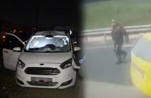 ‘Dur’ ihtarına uymayan sürücü polise çarpıp kaçtı