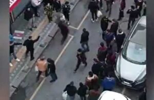 Zeytinburnu’nda iki yabancı uyruklu grup birbirine girdi, sokak savaş alanına döndü!