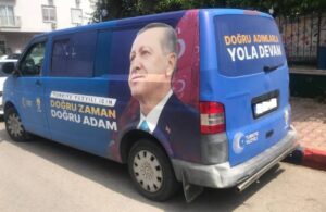 İlçe Seçim Kurulu kararı! Türk bayraklı Erdoğan görselleri kaldırılacak