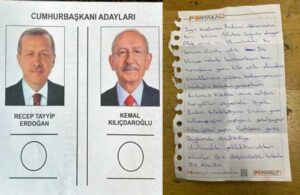 Erdoğan’a oy verdiği zarfa bir de mektup koydu! “Çocuğuma erik alamıyorum”