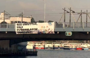 Gezi Direnişi’nin yıl dönümünde SOL Parti’den Galata Köprüsü’ne pankart!