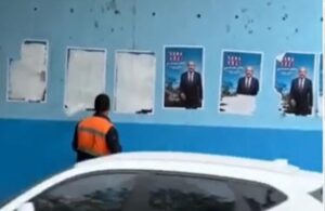 Tekirdağ Süleymanpaşa’da Kılıçaroğlu afişleri kapatıldı
