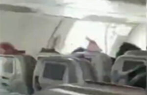 Uçağın kapısını açan yolcunun savunması akıllara durgunluk verdi