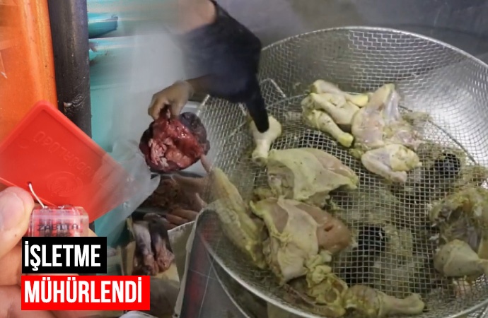 Vatandaşa çamaşır sulu tavuk eti yediren işletmeci Türkçe de bilmiyor!
