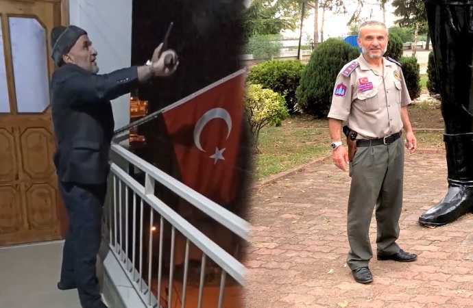 Seçim kutlaması yapan AKP’li belinden 4 silah çıkarıp sağa sola ateş açtı