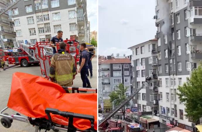 Ankara’da 10 katlı apartmanda yangın! Bir kişi öldü
