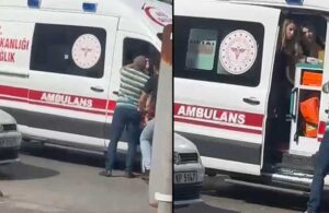 Bir vatandaşın hayatıyla oynadı! Durdurduğu ambulansa hasta var mı diye sordu