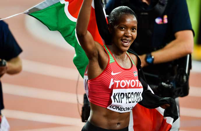 Kenyalı atlet 8 yıllık rekoru egale etti