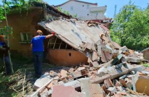 Demir kesilen evin tavanı çöktü: Biri çocuk iki kişi hayatını kaybetti