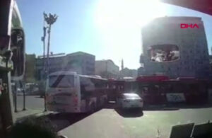 Ankara’da 2 otobüs çarpıştı! 6 yaralı